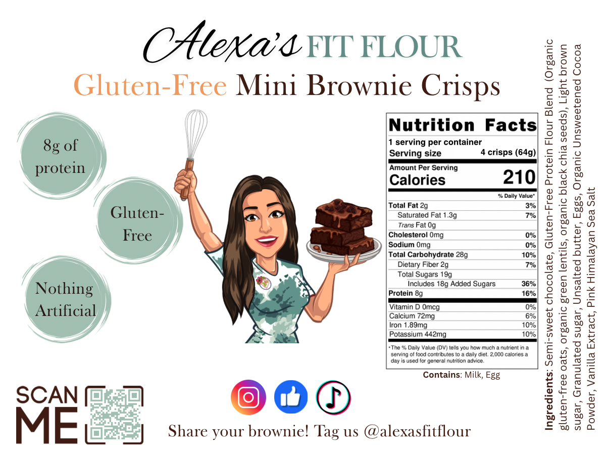 Gluten-Free Mini Brownie Crisps - 10 pack of 4 minis